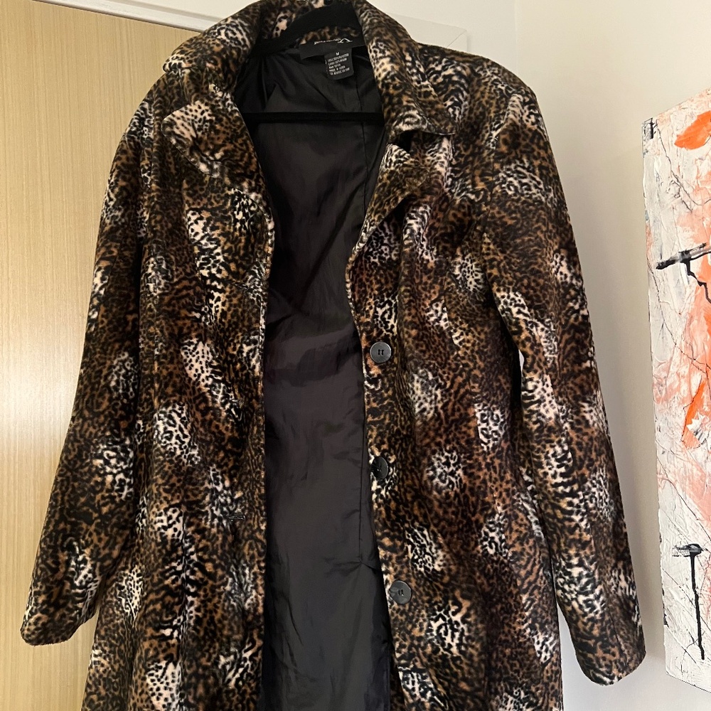 Leopard Print Coat